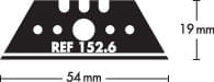 Lâmina Para Estiletes E66, E67, E100, E103, E88 Mure & Peyrot