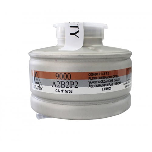 Cartucho Químico 514572 - Vapores Orgânicos e Gases Ácidos Air Safety