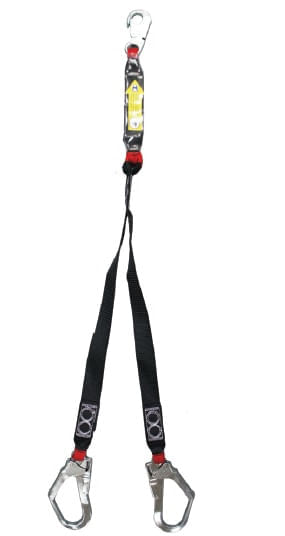 Talabarte Y Fita 1,3m com ABS Abertura 53mm Hercules HL03250Y