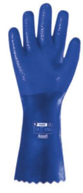 Luva Pvc Forrada Áspera 36cm Superflex Ansell