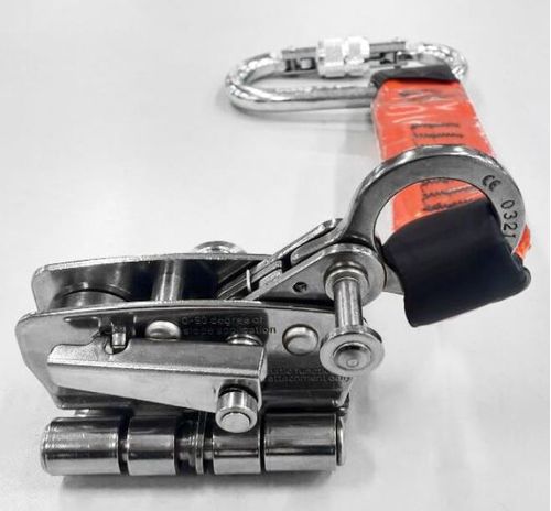 Trava Quedas Deslizante Corda 12mm Com Extensor Conector Aço 25mm 3m Altiseg