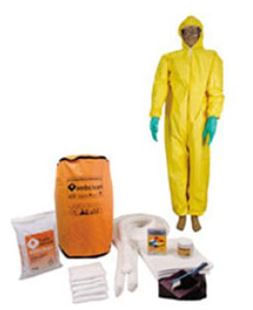 Kit Tambor 120L Branco Vazamento Petróleo 50L Ambclean