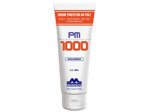 Creme Grupo 3 Mavaro PM 1000 Sem Aroma Bisnaga 200g
