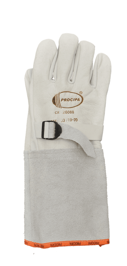 Luva Cobertura Vaqueta Punho Raspa 14cm Procipa G