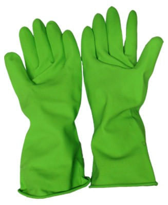 Luva de Látex Antiderrapante Top Verde Sanro
