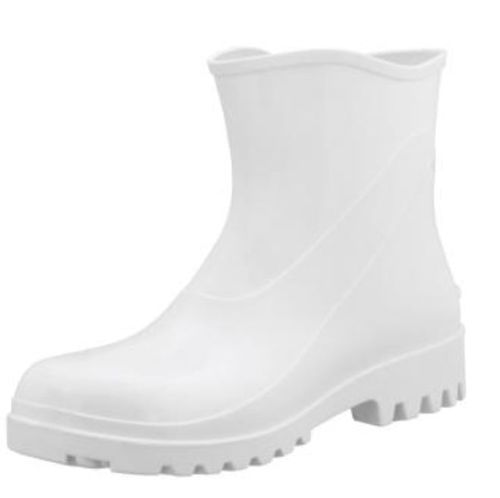 Bota Pvc Curta 28cm Sem Forro Bracol Acquaflex Branca