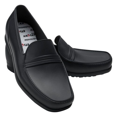 Sapato Ocupacional Antiderrapante Social Man Preto Sticky Shoes