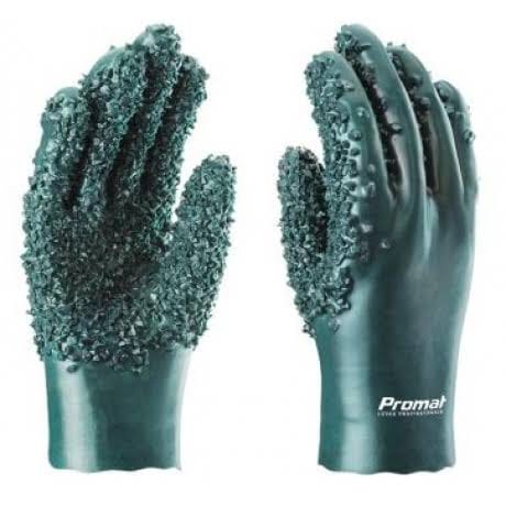 Luva Pvc Forrada Granulada 26cm Jundtex