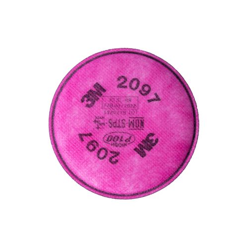 Filtro Mecânico 2097 P3 - Contra Poeiras, Névoas, Fumos e Radionuclídeos 3m