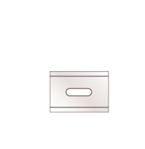 Lâmina Aço Carbono 26x18mm Estilete Martor 92.66