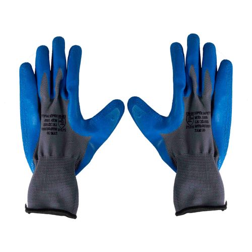 Luva Banho Latex Ventil Tecido Super Safety Ss1005 9//