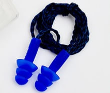 Plug Silicone 18dB Cordão Tecido Maxxi Azul