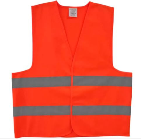 Colete Blusao Refletivo Poliester Sem Bolso Proteplus Pps08 Laranja