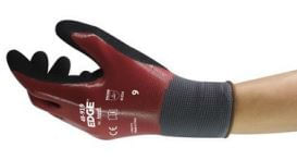 Luva Banho Nitrilica Total Malha Nylon Ansell Edge 48-919