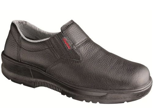 Tenis Elastico Sem Bico Bid Couro Vaqueta Conforto Preto