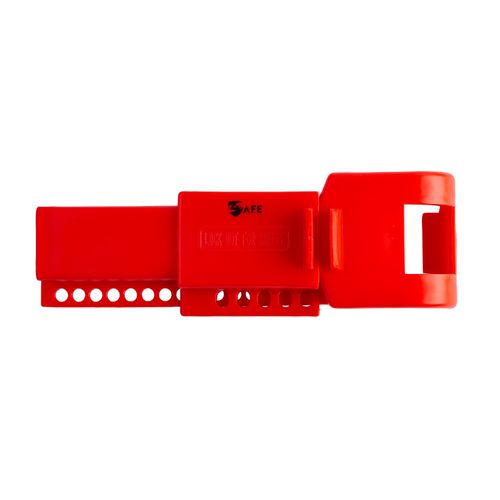 Bloqueio Valvula Borboleta 8 a 45mm 4safe Vermelho