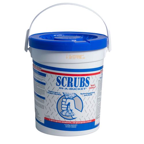 Lenço Clean Wipes Balde 72 Toalhas Luvex