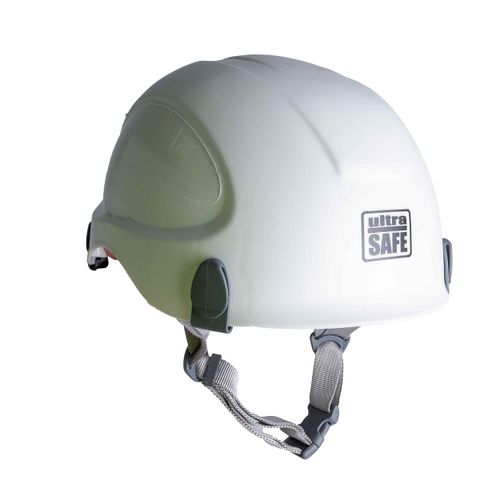 Capacete Alpinista Sem Aba Carneiro Catraca Ultrasafe Corazza Branco