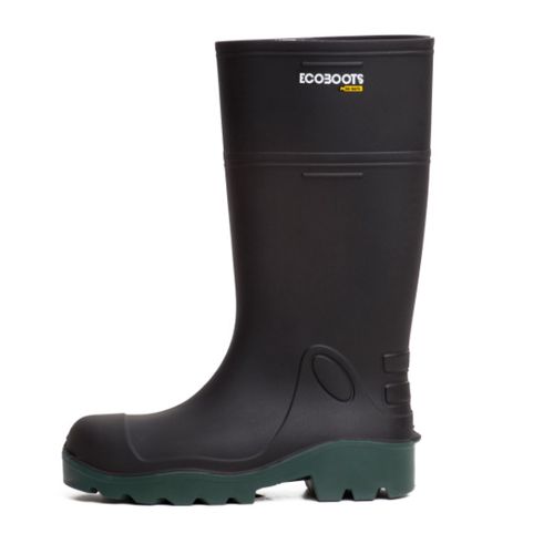 Bota Pu Longa 35cm Biqueira de Composite Solado Verde Ecoboots Polytech