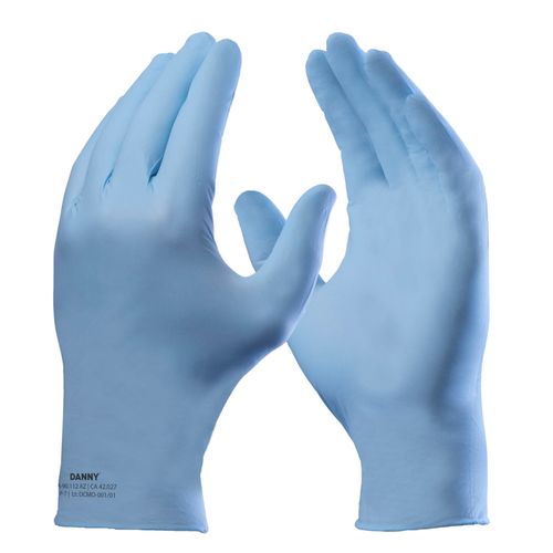 Luva Nitrílica Descartável Sensiflex Premium Danny
