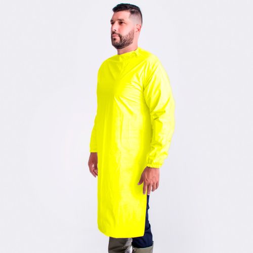 Avental Barbeiro Imperm Nylon Emborrachado 140x60cm Vertice 8100 Amarelo