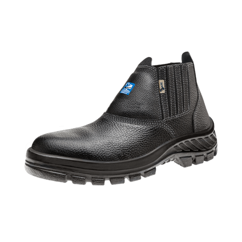 BOTINA EL B.COMP BID COURO LIXADO NAO ELETR 4SAFE PRETA